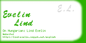 evelin lind business card